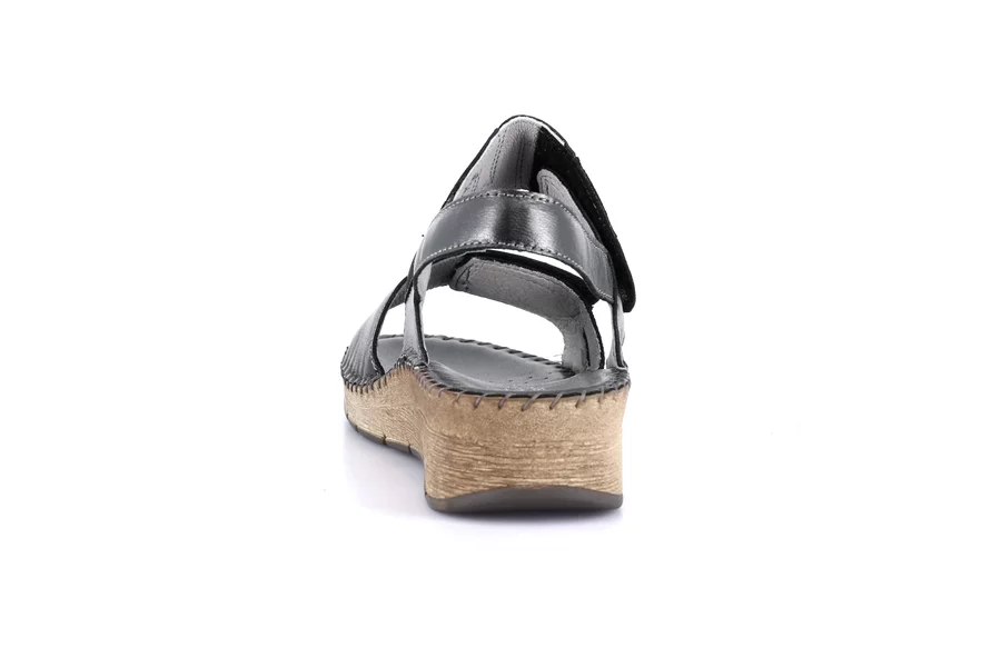 Sandalo comfort | PALO SA2174 - NERO | Grünland