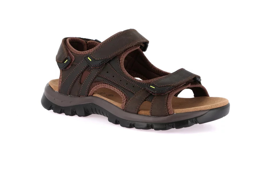 Sports sandal for men | MELT SA2619 - TESTA DI MORO | Grünland