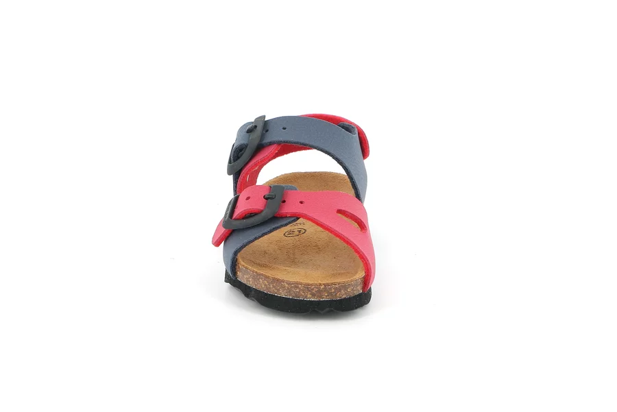 Sandalo due fibbie da bambino | ARIA SB0025 - BLU-MIX | Grünland Junior