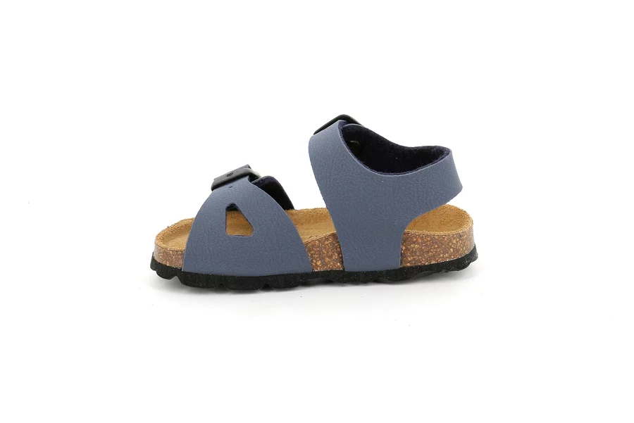 Sandal with two buckles for children | ARIA SB0025 - BLUE | Grünland Junior