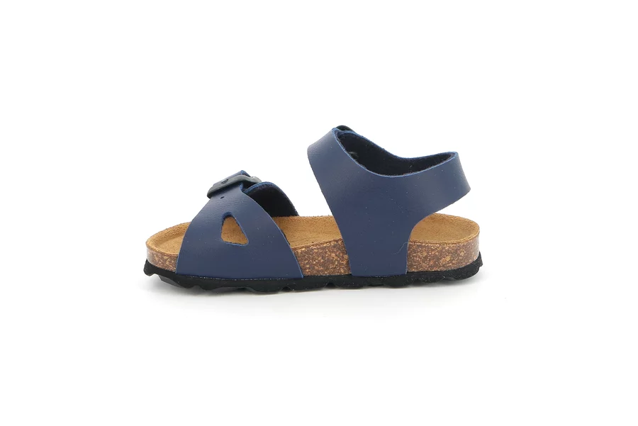 Sandalo in materiale riciclato | ARIA SB0027 - BLU | Grünland Junior