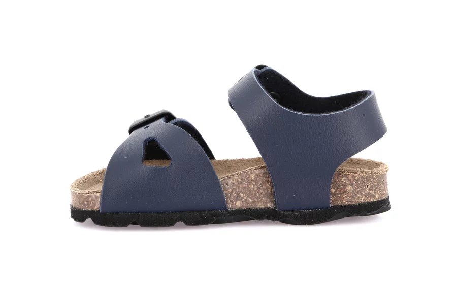 Sandal with recycled material | ARIA  SB0027 - BLUE | Grünland Junior