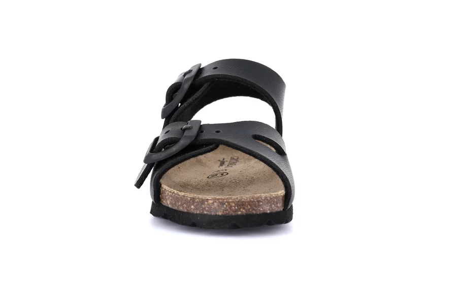 Sandal with recycled material | ARIA  SB0027 - BLACK | Grünland Junior