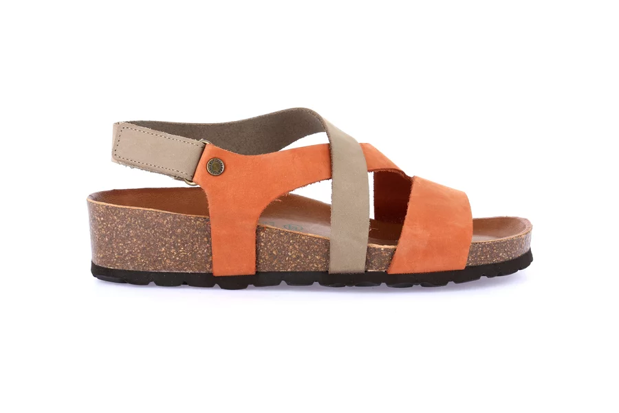Sandalo in sughero naturale | LEFT SB0073 - MATTONE-BEIGE | Grünland