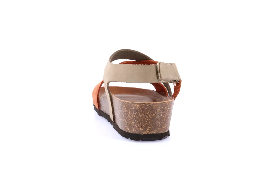 Sandalo in sughero naturale | LEFT SB0073 - MATTONE-BEIGE | Grünland