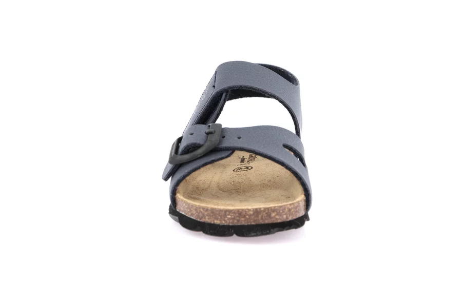 Sandaletto con strappo + fibbia | ARIA SB0231 - BLU | Grünland Junior