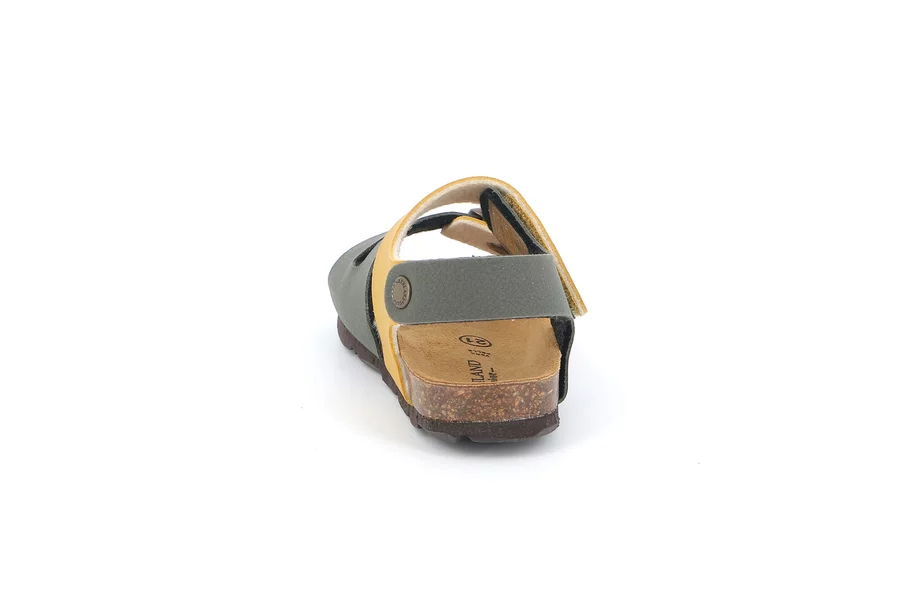 Sandaletto con strappo + fibbia | ARIA SB0231 - OCRA-MIX | Grünland Junior