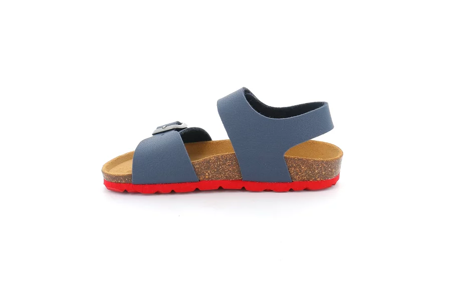 Klassische Sandale für Kinder SB0234 - BLU-GRANATA | Grünland Junior