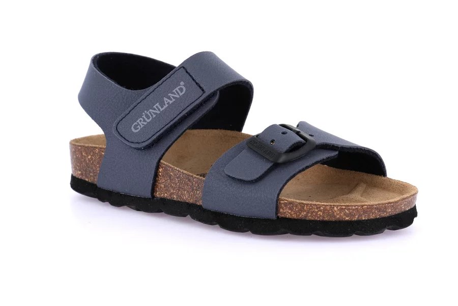 Sandalo classico da bambino SB0234 - BLU | Grünland Junior