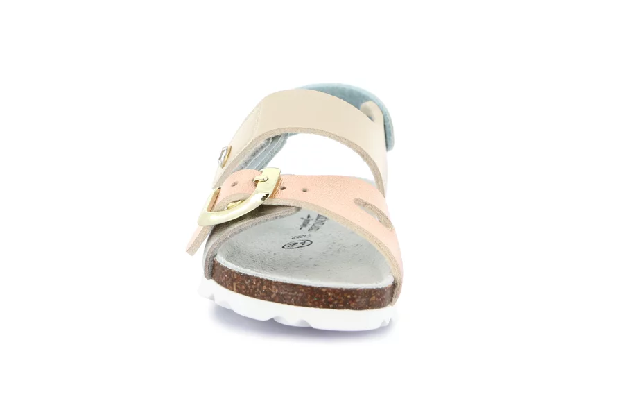 Children's cork in sandal | ARIA SB0389 - ARGENTO-MULTI | Grünland Junior