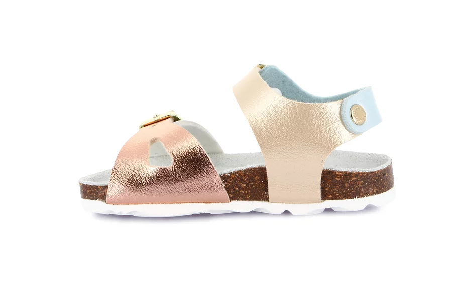 Sandal ARIA for Little Girl SB0392 - ARGENTO-MULTI | Grünland Junior