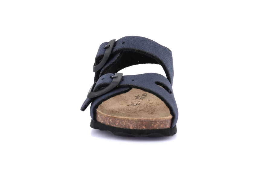 Sandaletto con doppia fibbia | ARIA SB0634 - BLU | Grünland Junior