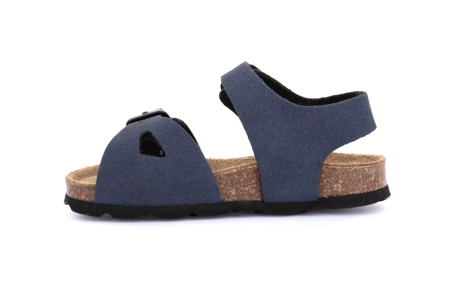 Sandaletto con doppia fibbia | ARIA SB0634 - BLU | Grünland Junior