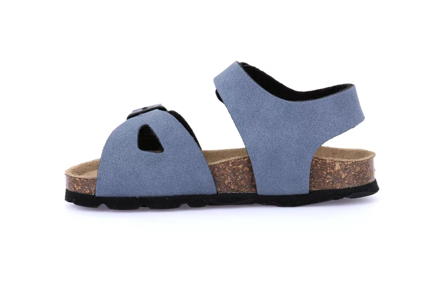 Sandaletto con doppia fibbia | ARIA SB0634 - JEANS | Grünland Junior