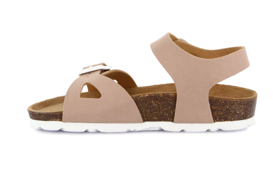 Sandalo LUCE in eco-suede SB0636 - ROSA | Grünland Junior