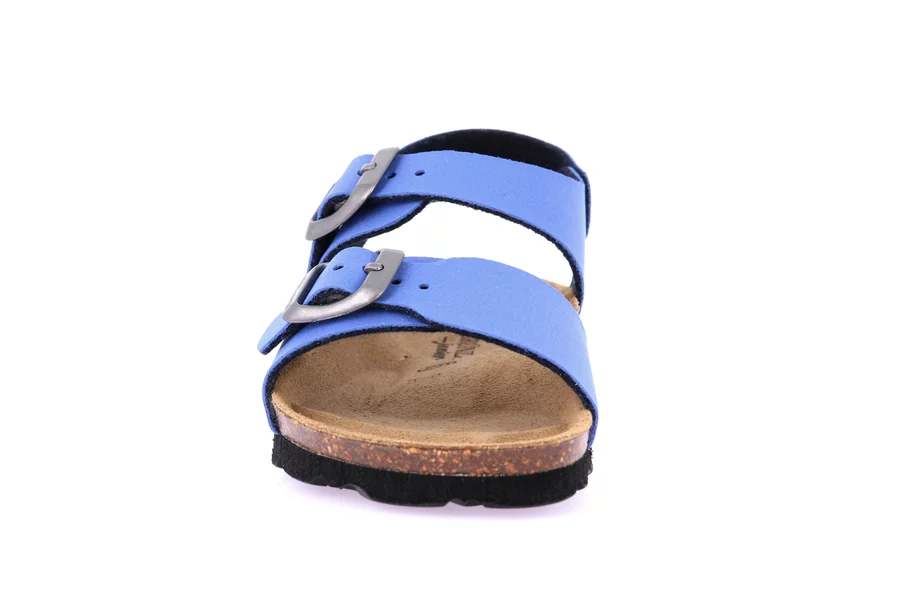Cork sandal with double buckle SB0901 - JEANS | Grünland Junior