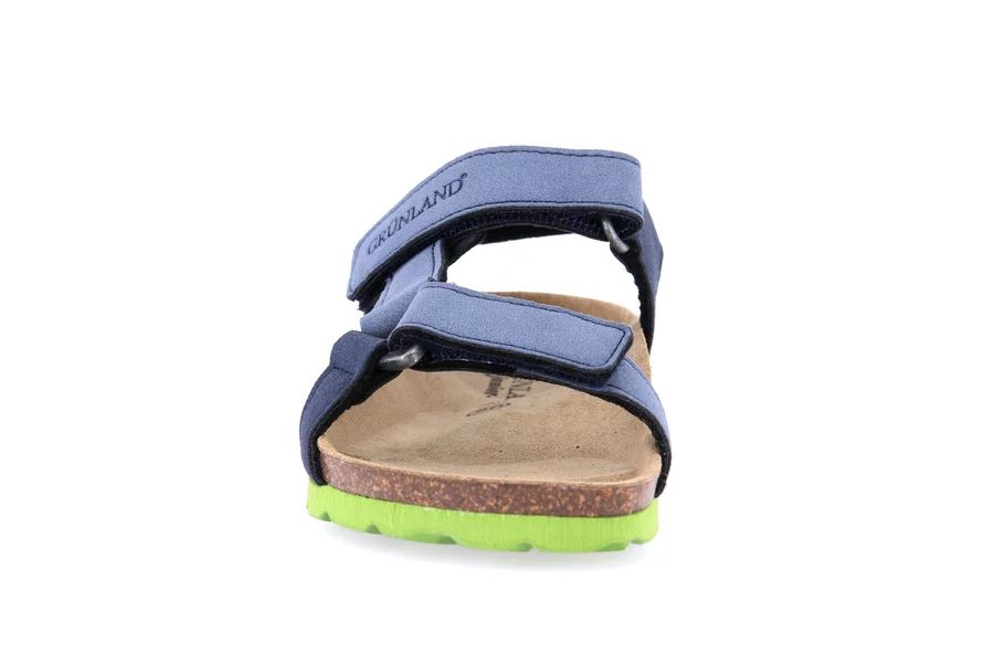 Sandaletto in sughero sportivo | LUCE SB1107 - BLU-JEANS | Grünland Junior