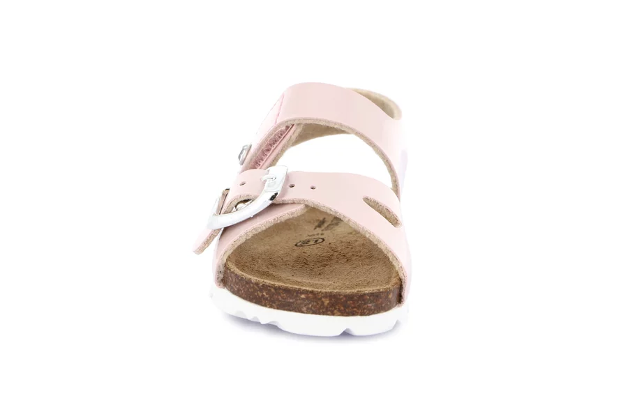 Sandaletto con strappo in vernice | ARIA SB1119 - ROSA | Grünland Junior