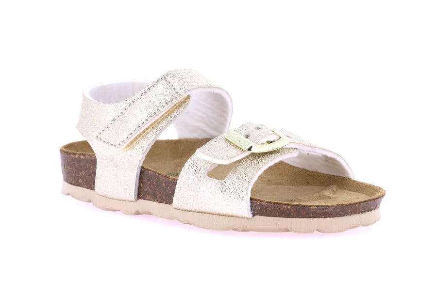 Grunland SB1652-40 Sandalo BIANCO. Bambina