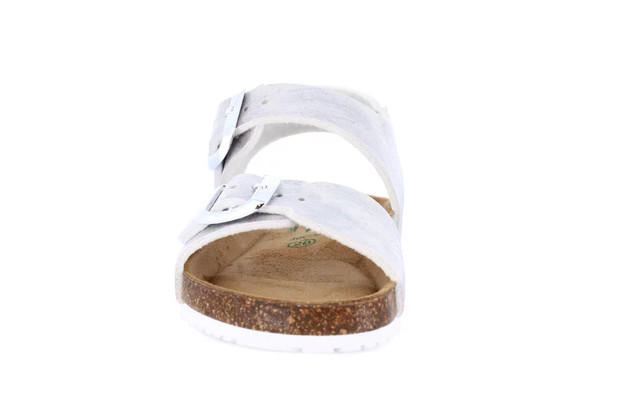 Pearl cork sandal | META SB1159 - SILVER | Grünland Junior