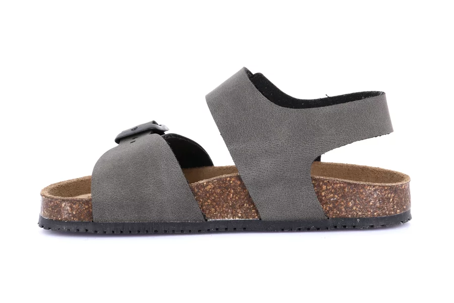 Sandal with hook-and-loop | META SB1162 - GREY | Grünland Junior