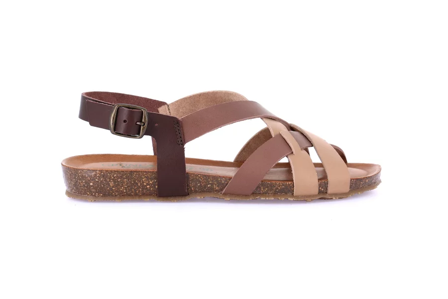 Sandalo in nabuk e sughero | SAPP SB1165 - TAUPE-MULTI | Grünland