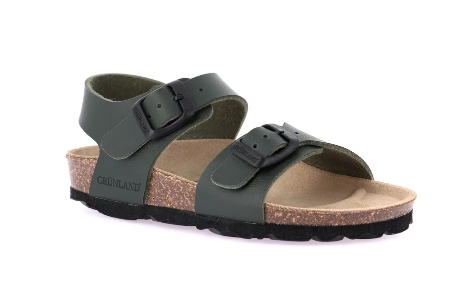 Sandal in Natural Cork | LUCE SB1206 - BOSCO | Grünland Junior