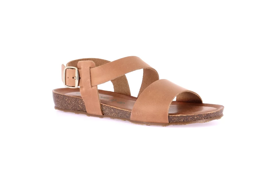 Basic leather sandal  SB1355 - CUOIO | Grünland