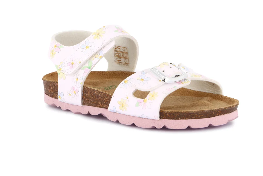 LUCE Sandale mit Blumenmuster