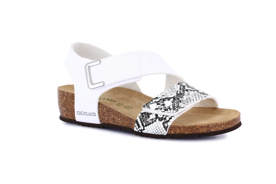 Sandalo in sughero con leggera zeppa | MEMI