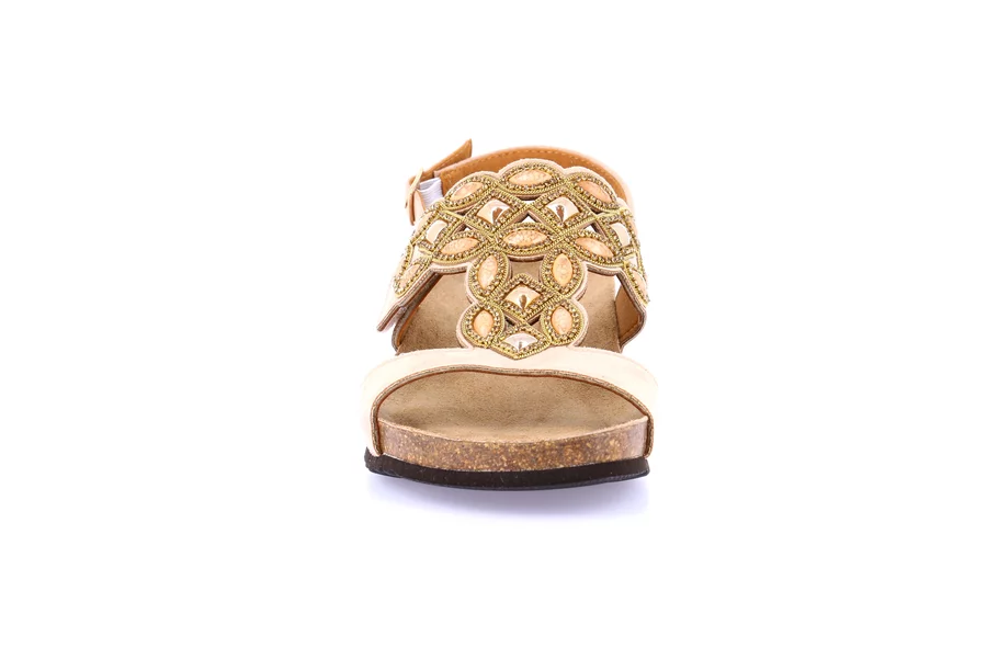 Cork sandal with light wedge | MEMI SB1408 - CIPRIA | Grünland