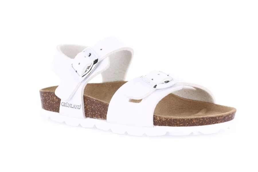 Double band sandal | JUNIOR SB1569 - WHITE | Grünland Junior