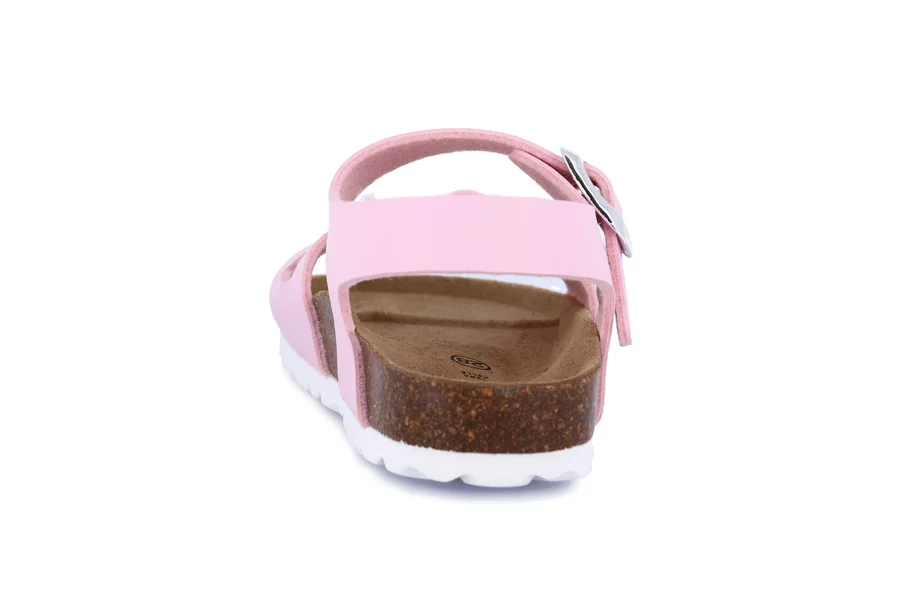 Sandalo doppia fascia | JUNIOR SB1569 - ROSA | Grünland Junior