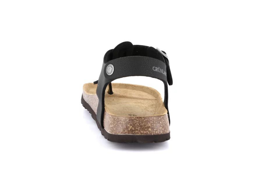 Men's Flip Flop Sandal | BOBO SB1573 - BLACK | Grünland