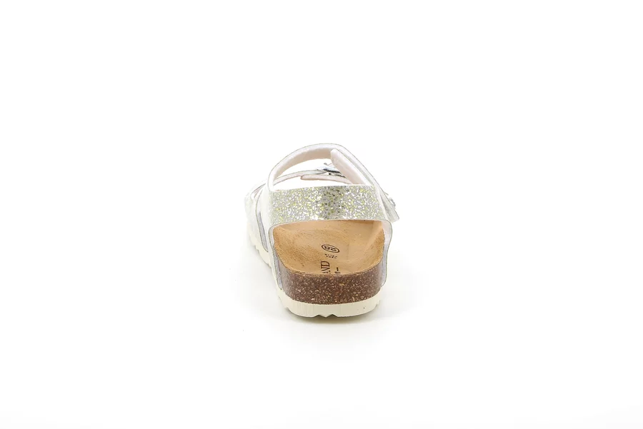 Sandalo glitterato | LUCE SB1655 - PLATINO-BEIGE | Grünland Junior