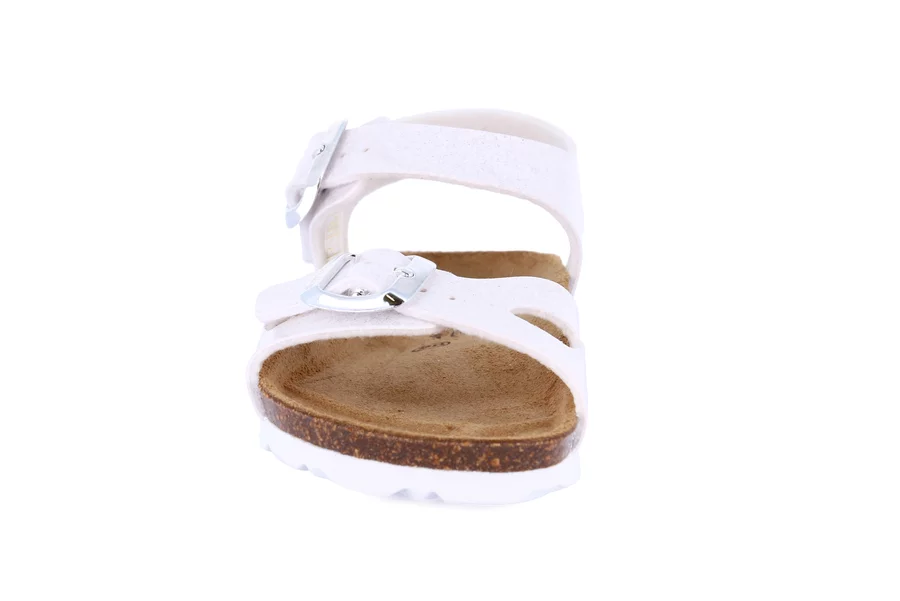 Junior double band sandal | LUCE SB1656 - WHITE | Grünland Junior