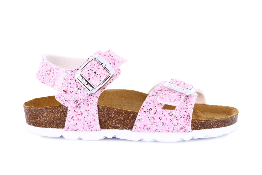 Junior double band sandal | LUCE SB1656 - ROSA-BIANCO | Grünland Junior