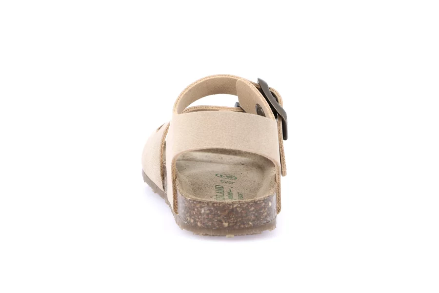 First steps sandal with double buckle | AFRE SB1800 - BEIGE | Grünland Junior