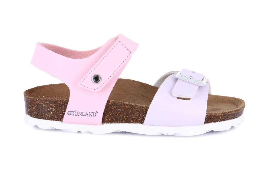 Sandalo con chiusura a strappo | LUCE SB1831 - GLICINE-ROSA | Grünland Junior
