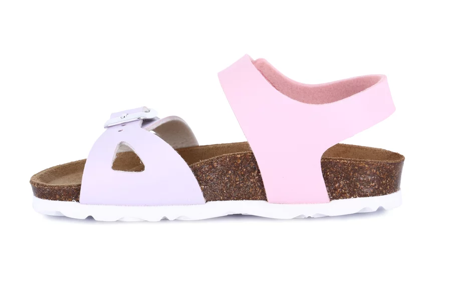 Sandalo con chiusura a strappo | LUCE SB1831 - GLICINE-ROSA | Grünland Junior