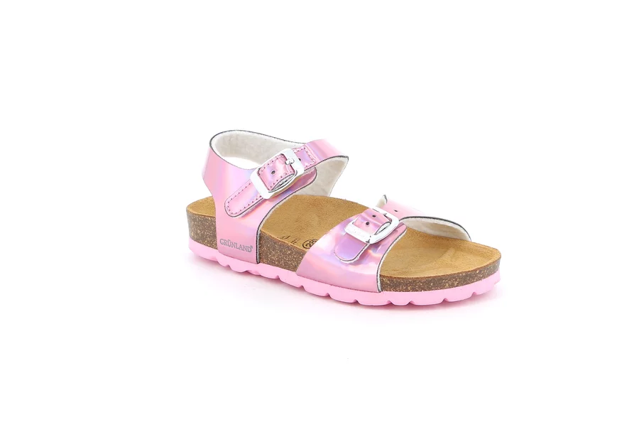 Iridescent sandal | LUCE SB1833 - PINK | Grünland Junior