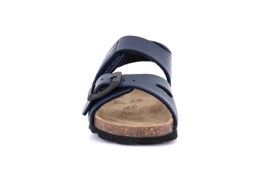 Sandal with tear closure and buckle | ARIA SB1892 - BLUE | Grünland Junior