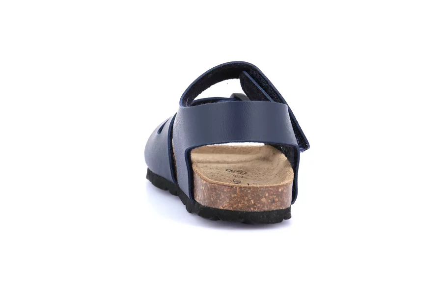 Sandal with tear closure and buckle | ARIA SB1892 - BLUE | Grünland Junior