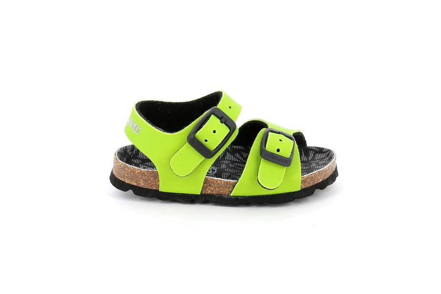 Sandaletto in sughero | ARIA SB2010 - LIME | Grünland Junior