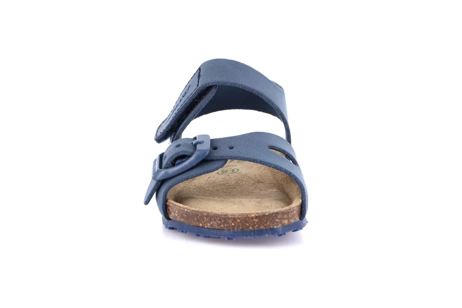 Closed sandal with tear closure and buckle | AFRE SB2135 - BLUE | Grünland Junior