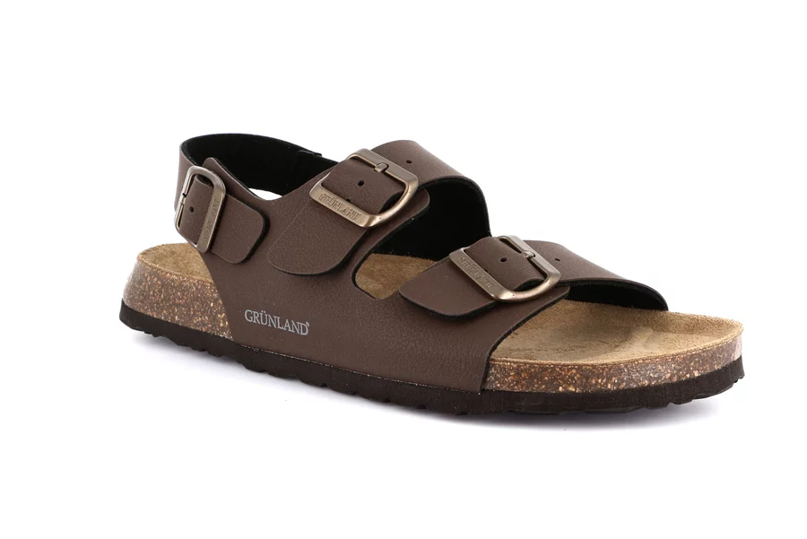 Sandal in Cork for Men | BOBO SB3645 - MOGANO | Grünland