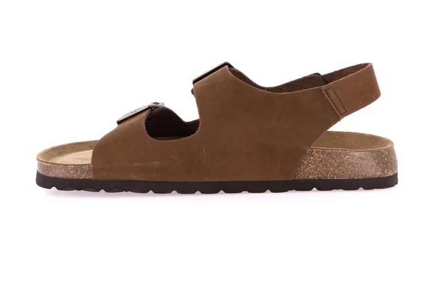 Nubuck Double-Buckle Sandal | BOBO | Grünland ® Official Store