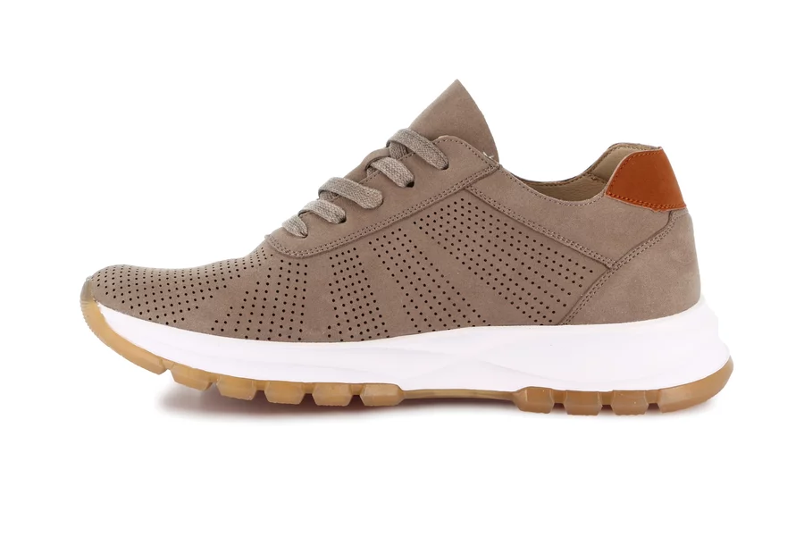 Men's super sporty shoe with perforations | BOST SC0793 - TAUPE | Grünland