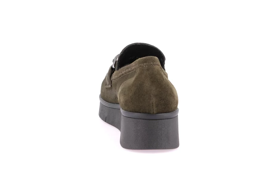 City suede moccasin | REXX SC2141 - OLIVA | Grünland