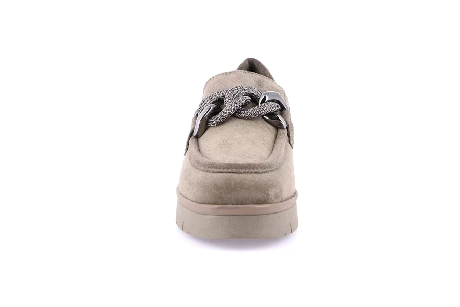 City suede moccasin | REXX SC2141 - TAUPE | Grünland